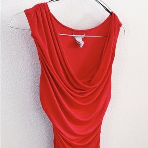 True Red Halter Top